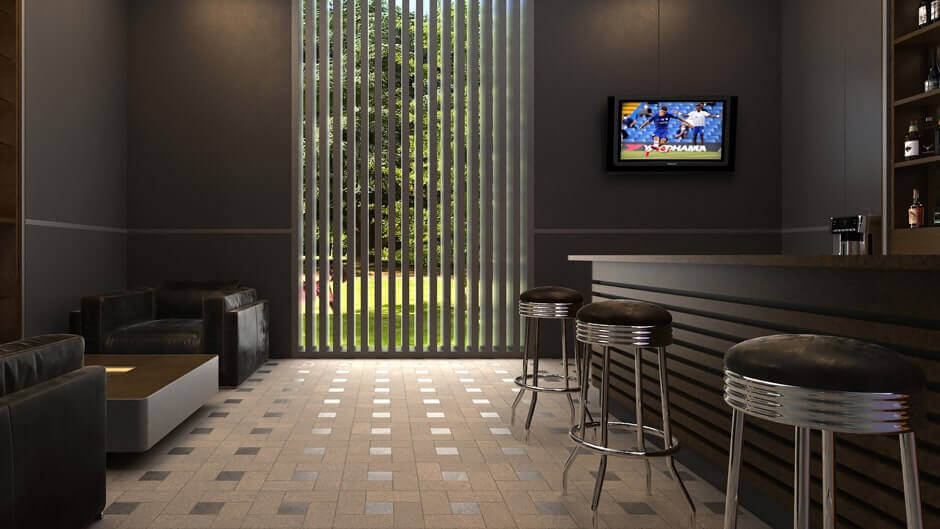 3D render bar