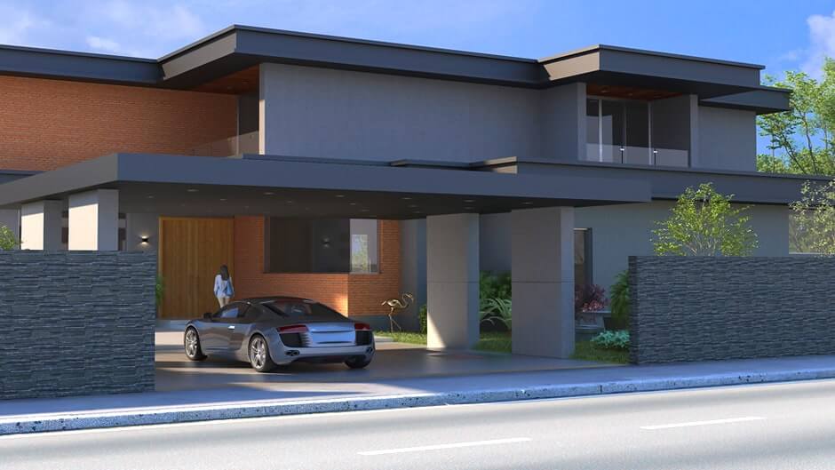 3D render exterior